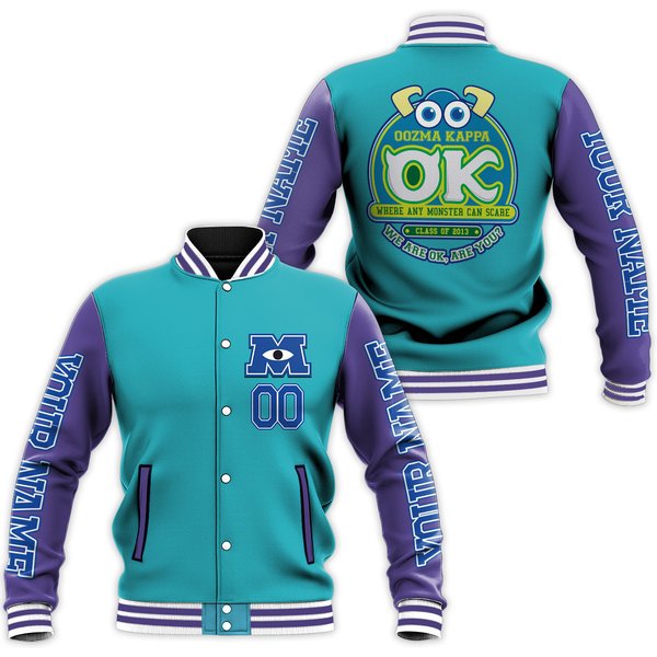 Custom Monster University Sulley Purple Arm Jacket-image