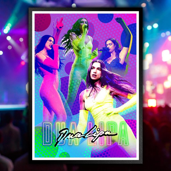 Dua Lipa, Printable Wall Art-image