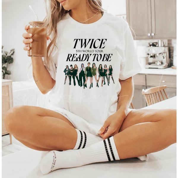 Twice Shirt Kpop 5Th World Tour Ready To Be Tour 2023 Shirt-image