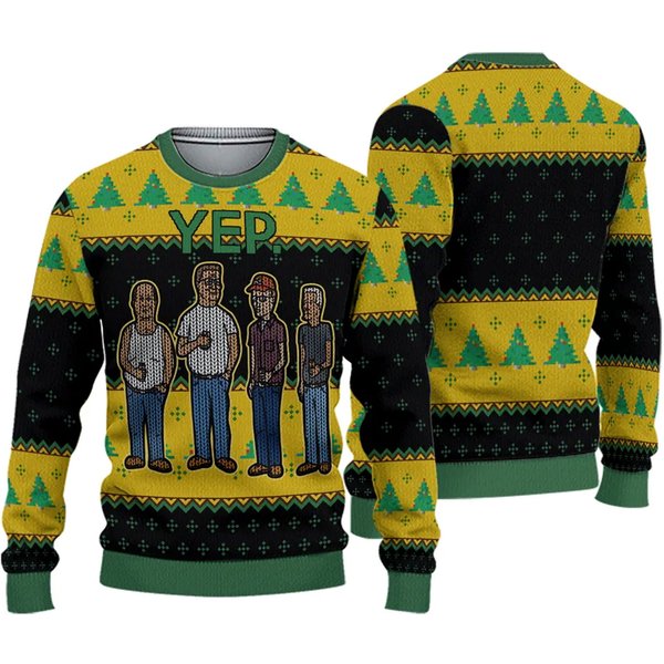 Yep King Of The Hills Ugly Christmas Sweater-image