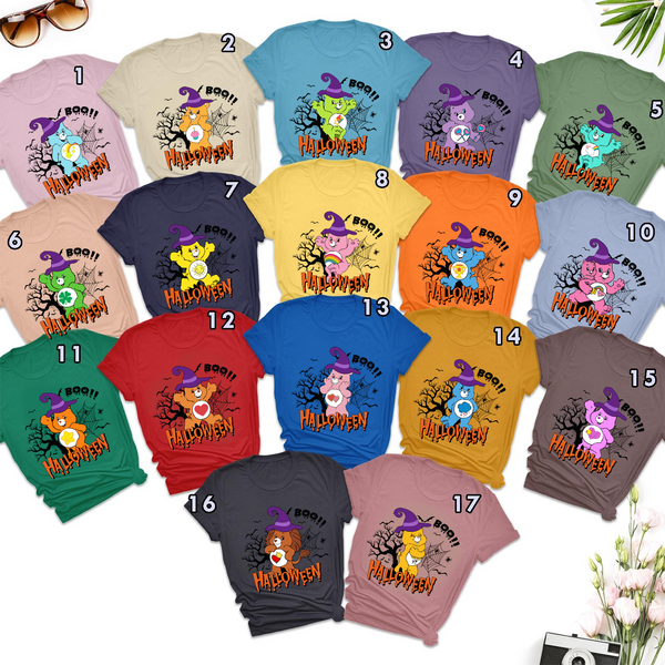 Care Bear Matching Halloween T-Shirt, Care Bear Group Shirts-image