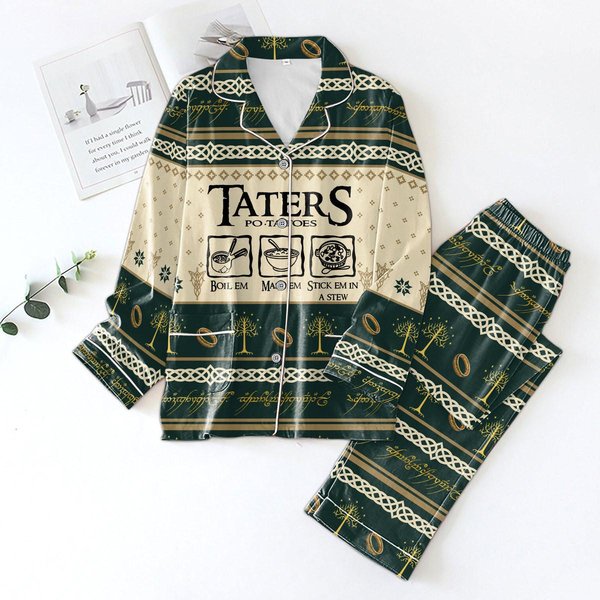 Lord Of The Rings Themed Family Pajama Set-image