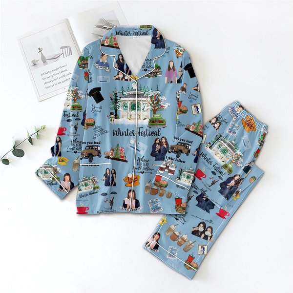 Gilmore Girls Themed Christmas Pajama Set-image