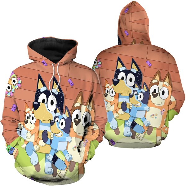 Blueydad Family Hoodie, 3d Hoodie