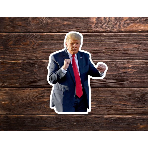 Funny Donald Trump Political Sticker-image