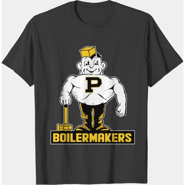Vintage Boilermaker Mascot - Purdue - T-Shirt-image