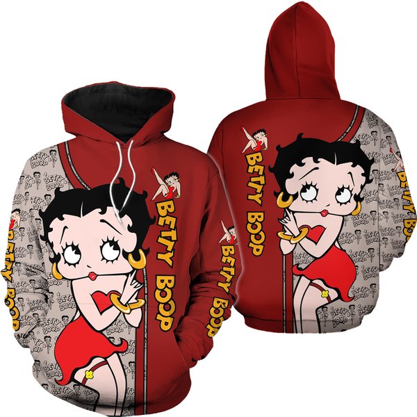Betty Boop Hoodie Leggings Set, Betty Boop Hoodie Legging Set-image