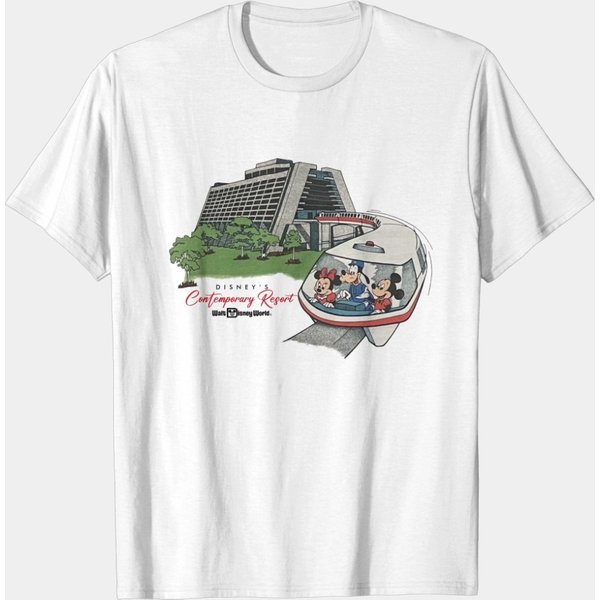 Contemporary Resort 80'S Wdw Vintage Style Tee-image