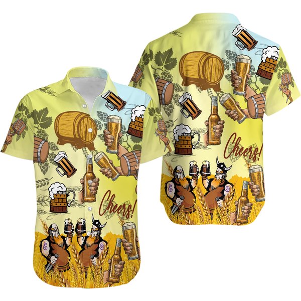 Viking Beer Hawaiian Shirts-image