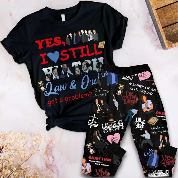 Law And Order Pajamas Set For Show Fans-image
