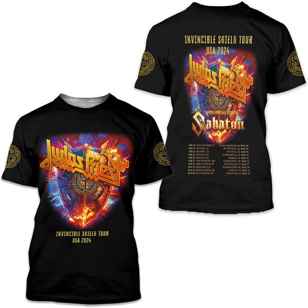 Judas Priest 55Th Anniversary Memories 3D T-Shirt-image