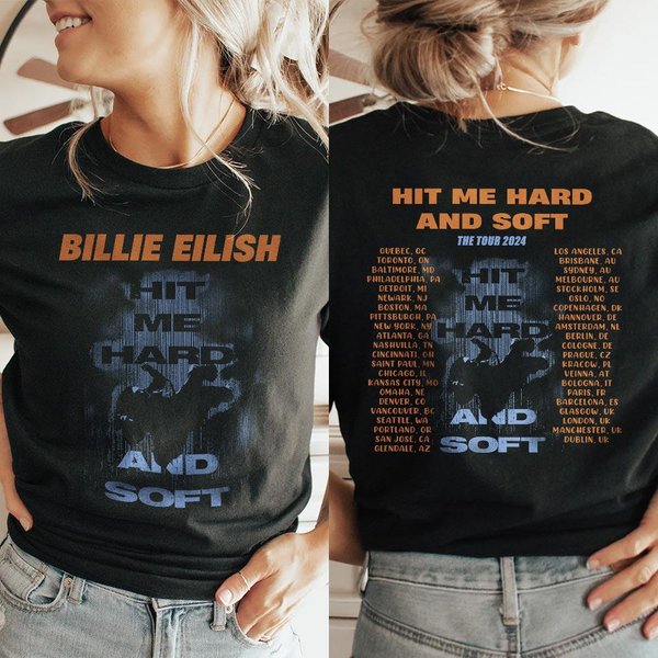 Billie Eilish Hit Me Hard And Soft Tour 90S Shirt-image