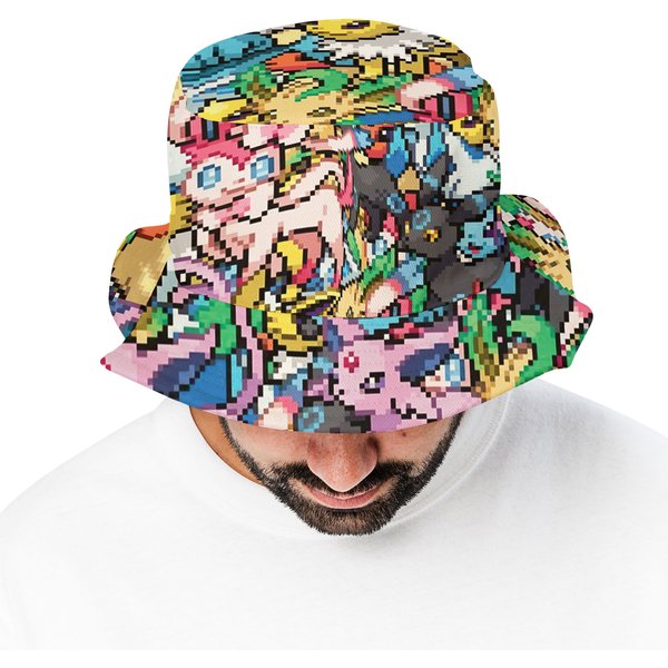 Eevee Evolution Funny Bucket Hat-image