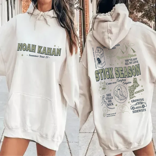 Noahh Kahann Stick Season Tour 2024 Hoodie, Vintage Noahh Kahann Hoodie