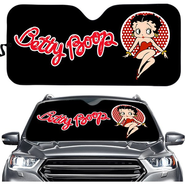 Betty Boop Car Sun Shade: Custom Protector With Humor-image