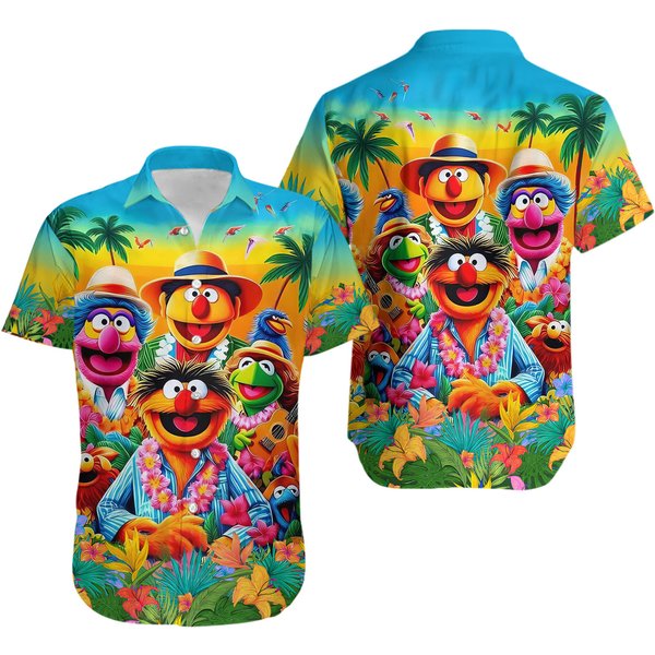 Muppet Animal Tropical Aloha Hawaiian Shirt-image