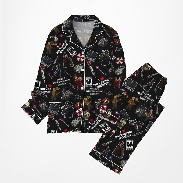 Resident Evil Pajamas, Umbrella Corporation Women Pajamas, Raccoon