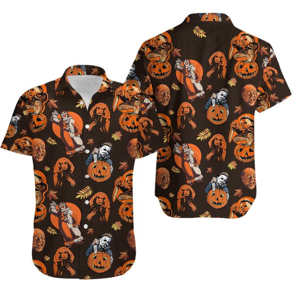 Michael Myers Halloween Hawaiian Shirt-image