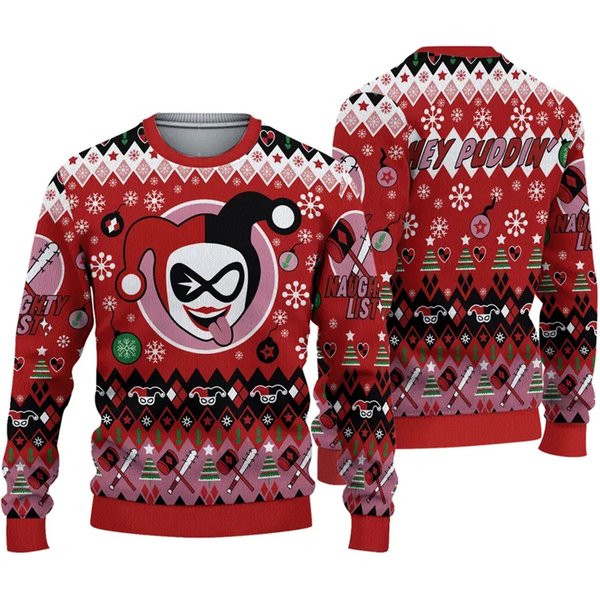 Harley Quinn Ugly Christmas Sweater