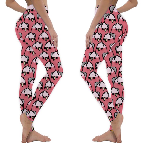 Too Many Birds! - Galah Cockatoo Leggings