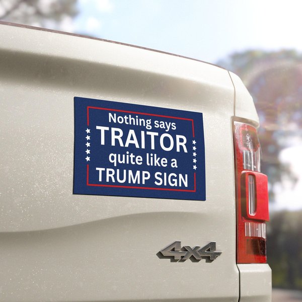 Anti Trump Bumper Magnet For Election 2024-image