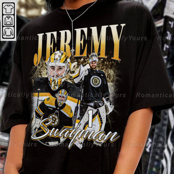 Jeremy Swayman Shirt Ice Hockey American Professional Hockey Championship Sport Merch Vintage Shirt-image