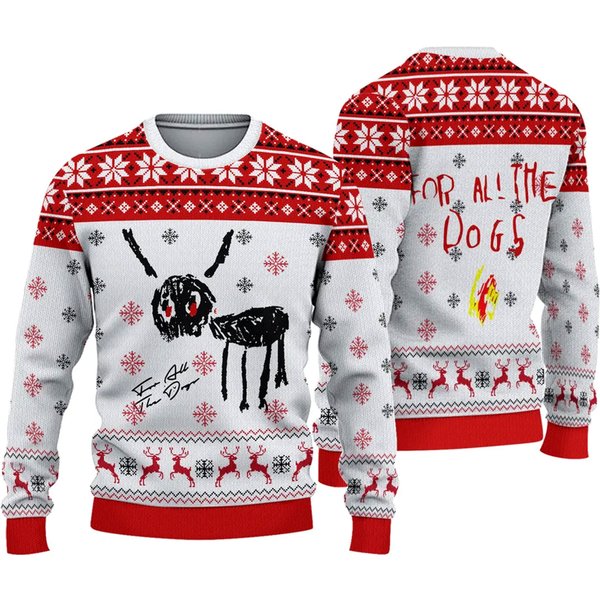 Drake For All The Dogs Ugly Christmas Sweater-image