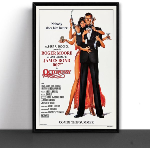 Octopussy 1983 James Bond 007 Vintage Poster-image