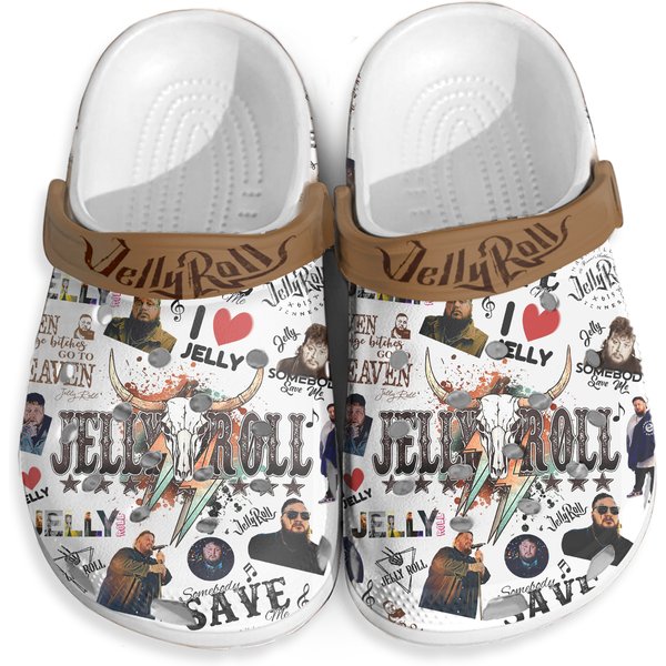 Somebody Save Me Jelly Roll Hurting Clogs-image