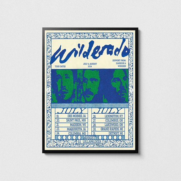 Wilderado July & August Tour 2024 Poster 2024-image