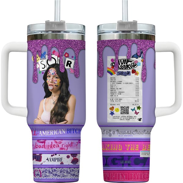 Olivia Rodrigo Guts World Tour Tumbler-image