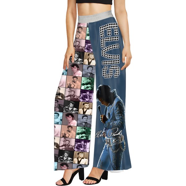 Elvis Presley High Waisted Straight Leg Trousers-image