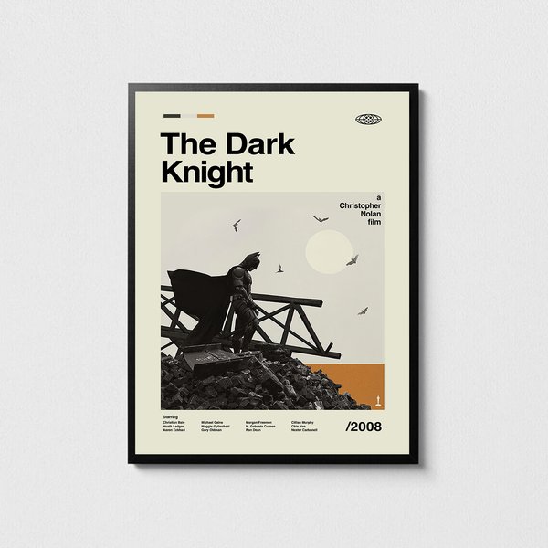 The Dark Knight Movie Poster | The Dark Knight Premium-image