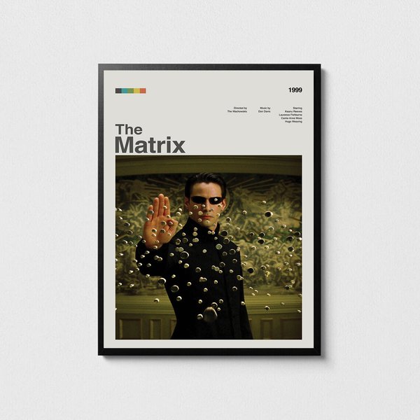 The Matrix Movie Poster, Modern Movie Poster-image
