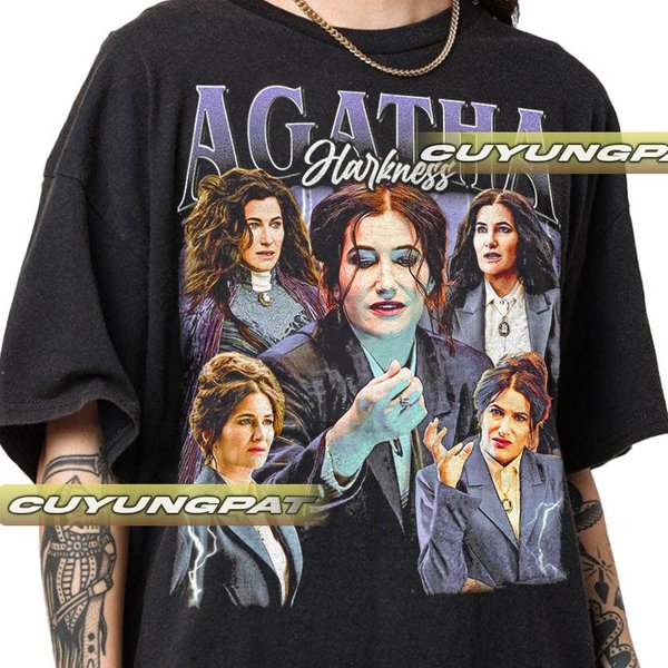 Agatha Harkness Vintage T-Shirt, Gift For Woman And Man Unisex T-Shirt-image