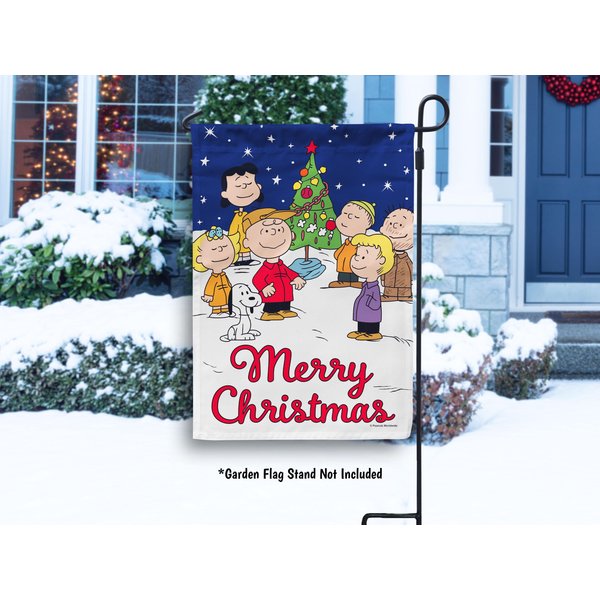 Charlie Brown Christmas Garden Flag, Snoopy Christmas Gifts-image