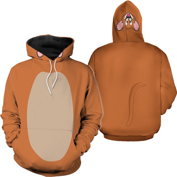 Tom And Jerry Costume 3D Hoodie-image