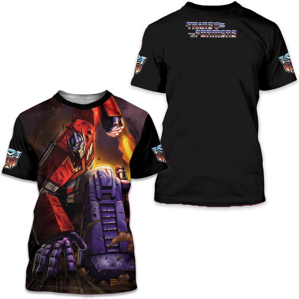Optimus Prime T-Shirt | Polyester All Over Print Unisex Transformers Shirt.-image