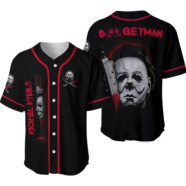 Michael Myers Halloween Baseball Jersey-image