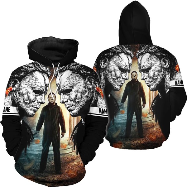 Halloween Custom Michael Myers Hoodie, Horror Characters Hoodie-image