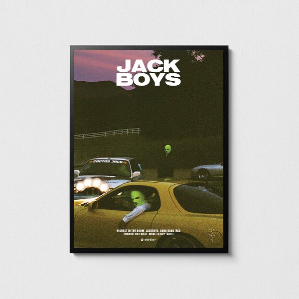 Travis Scott 'Jackboys' Album Poster-image