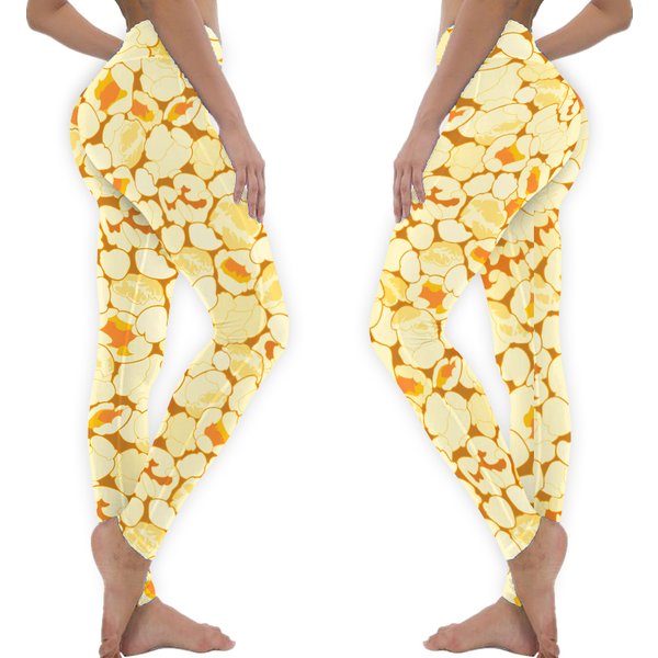 Popcorn Printed Leggings-image