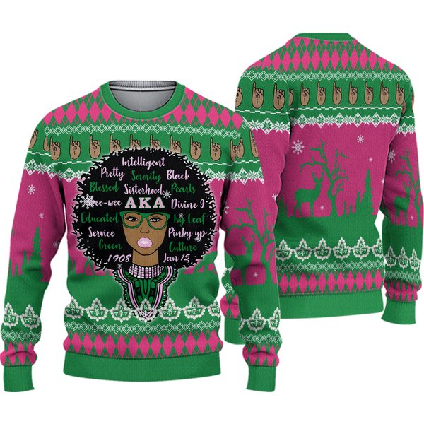 Hippie Custom Ugly Christmas Sweater 2023-image