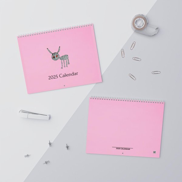 Pink For All The Dogs Drake Ft. Sza Slime You Out 2025 Wall Calendar-image