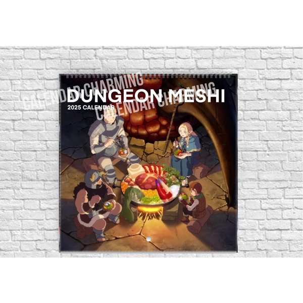 Dungeon Meshi 2025 Anime Wall Calendar