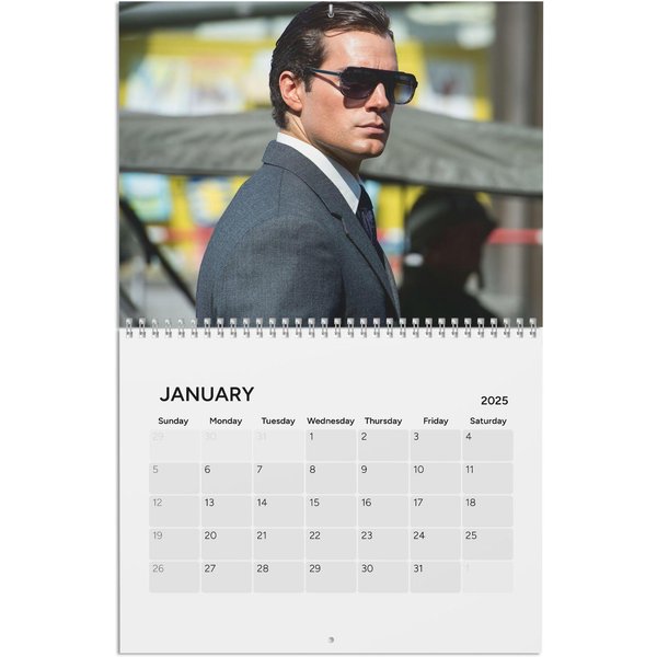Henry Cavill 2025 Calendar | Photo Wall Calendar 2025 | Henry Cavill Fan Gift-image