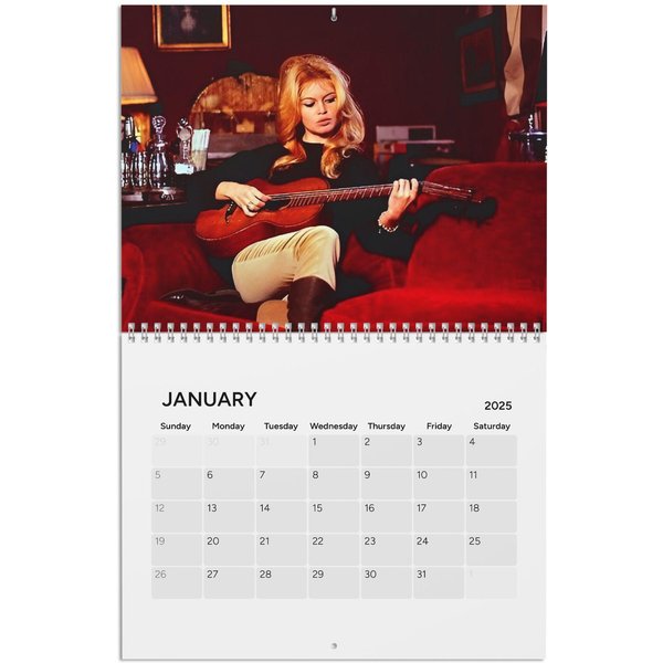 Brigitte Bardot 2025 Calendar | Photo Wall Calendar 2025 | Bardot Fan Gift-image