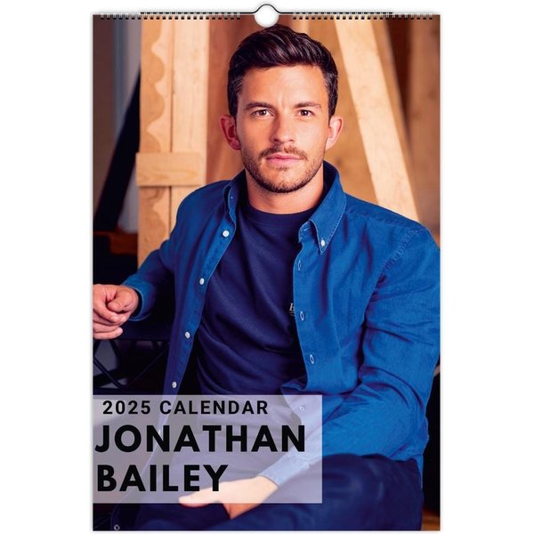 Jonathan Bailey Full Poster Wall Calendars 2025-image