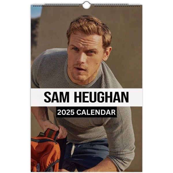 Sam Heughan Wall Calendar 2025 Calendars-image