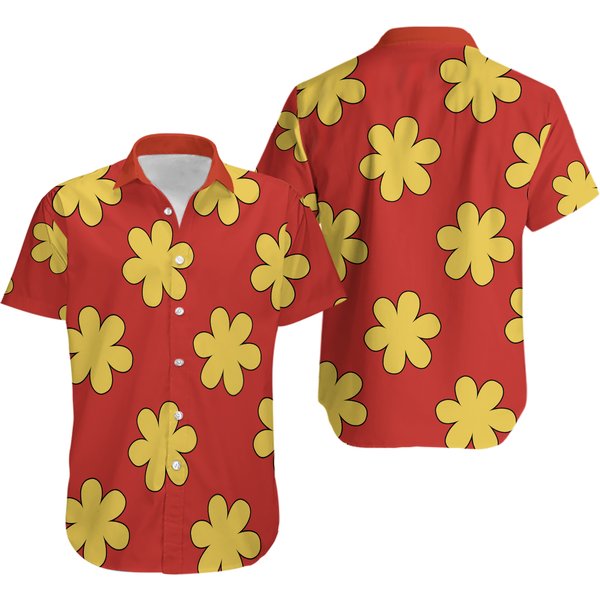 Glenn Quagmire Family Guy Button Up Hawaiian Shirt-image
